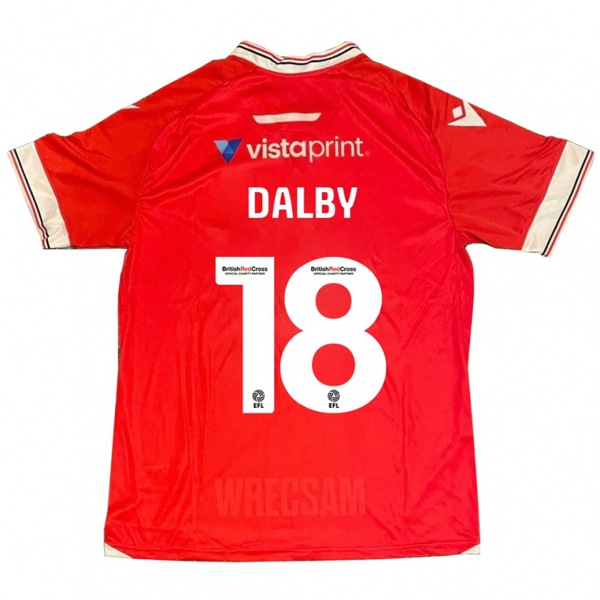 Kandiny Damen Sam Dalby #18 Rot Heimtrikot Trikot 2023/24 T-Shirt Österreich