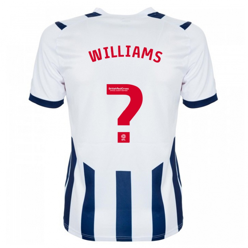 Kandiny Mujer Camiseta Alex Williams #0 Blanco 1ª Equipación 2023/24 La Camisa