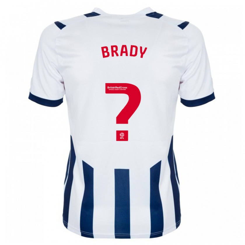 Kandiny Mujer Camiseta Louis Brady #0 Blanco 1ª Equipación 2023/24 La Camisa