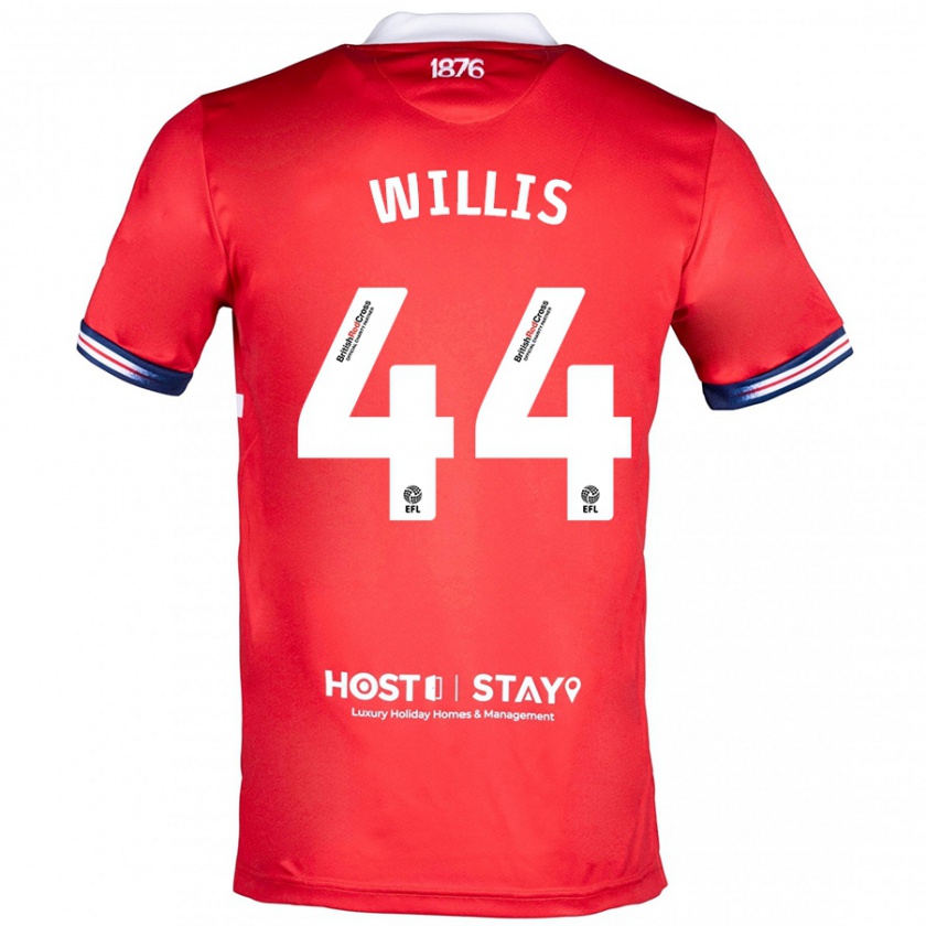 Kandiny Damen Pharrell Willis #44 Rot Heimtrikot Trikot 2023/24 T-Shirt Österreich