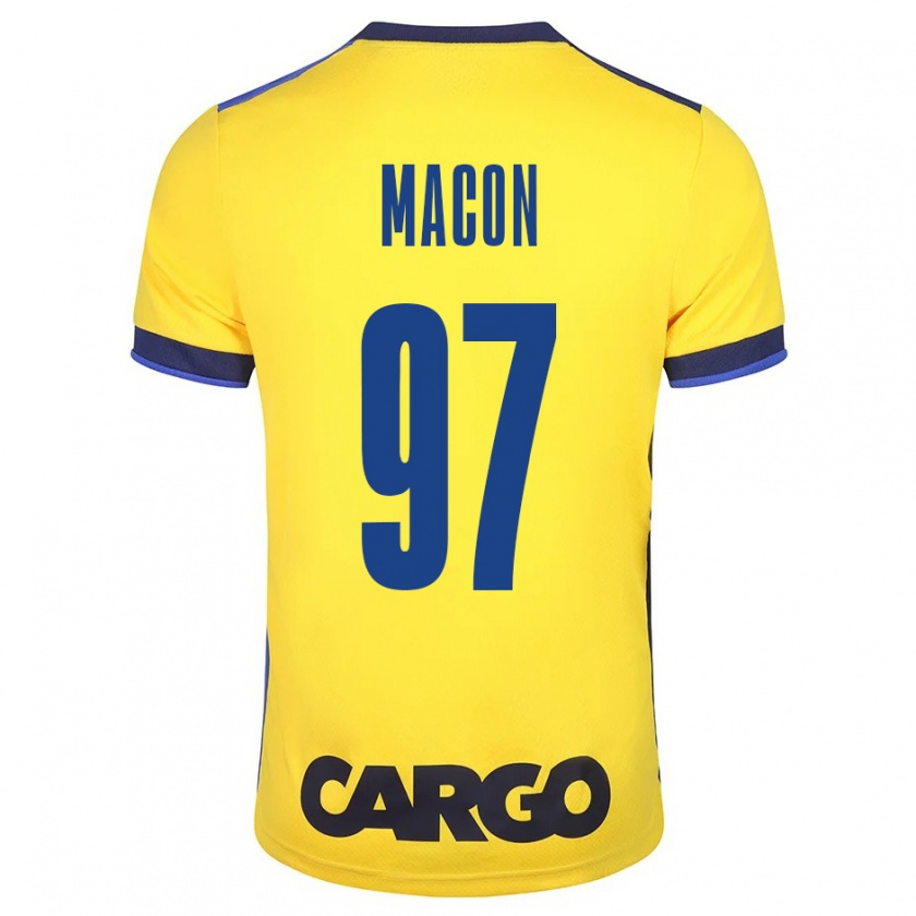 Kandiny Donna Maglia Yvann Maçon #97 Giallo Kit Gara Home 2023/24 Maglietta