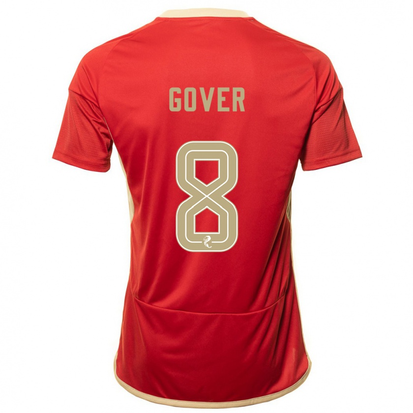 Kandiny Mujer Camiseta Chloe Gover #8 Rojo 1ª Equipación 2023/24 La Camisa