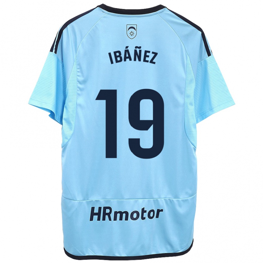 Kandiny Donna Maglia Pablo Ibáñez #19 Blu Kit Gara Away 2023/24 Maglietta