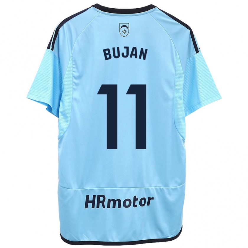 Kandiny Donna Maglia Unai Buján #11 Blu Kit Gara Away 2023/24 Maglietta