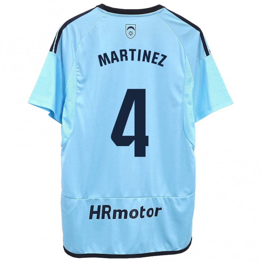 Kandiny Donna Maglia Vera Martínez Viota #4 Blu Kit Gara Away 2023/24 Maglietta