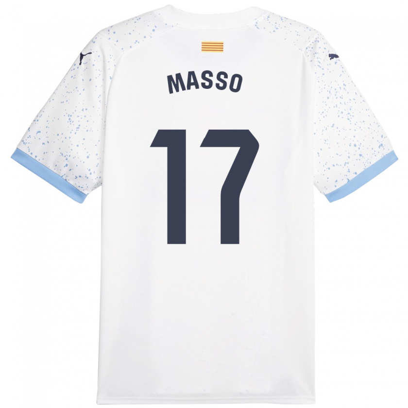 Kandiny Damen Ainoa Massó #17 Weiß Auswärtstrikot Trikot 2023/24 T-Shirt Österreich