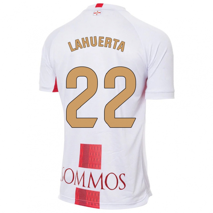 Kandiny Donna Maglia Gema Lahuerta #22 Bianco Kit Gara Away 2023/24 Maglietta