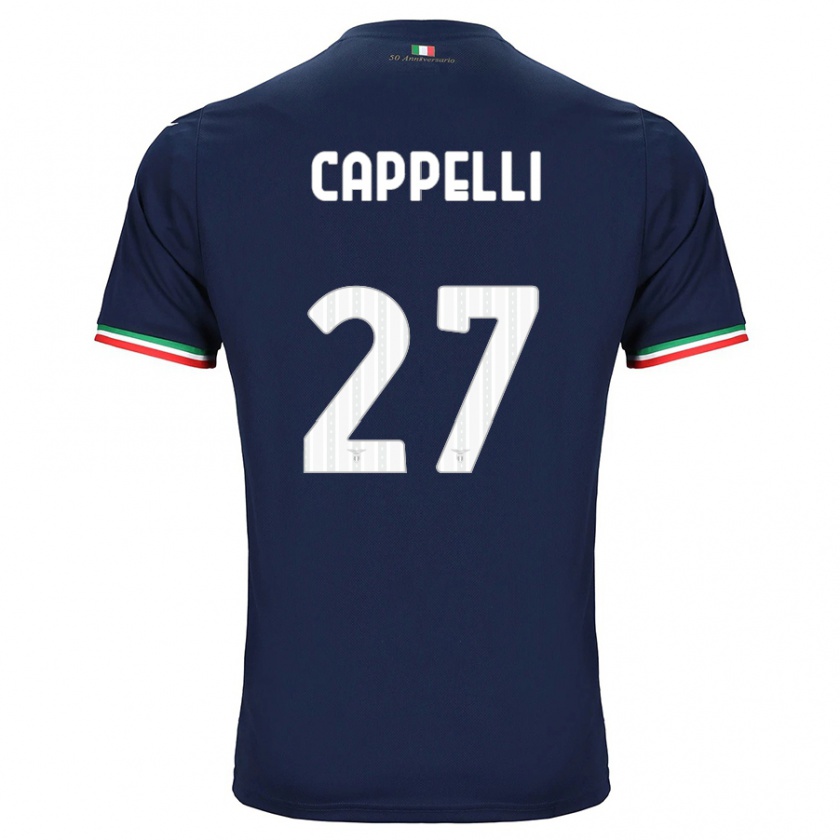 Kandiny Donna Maglia Tommaso Cappelli #27 Marina Militare Kit Gara Away 2023/24 Maglietta