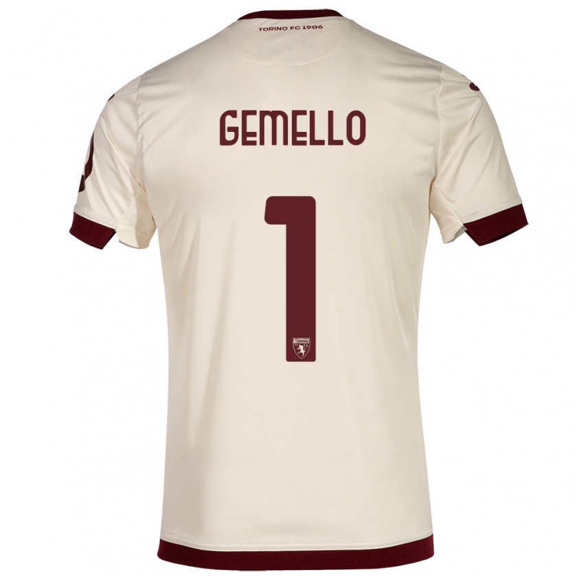 Kandiny Damen Luca Gemello #1 Sekt Auswärtstrikot Trikot 2023/24 T-Shirt Österreich