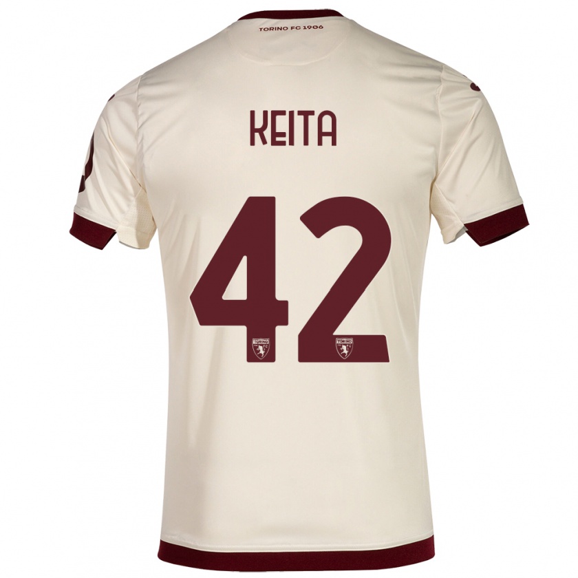 Kandiny Damen Karamoko Keita #42 Sekt Auswärtstrikot Trikot 2023/24 T-Shirt Österreich