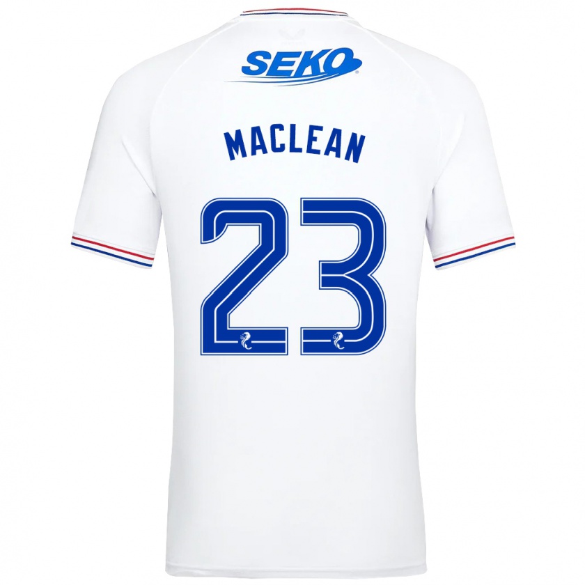 Kandiny Donna Maglia Kirsty Maclean #23 Bianco Kit Gara Away 2023/24 Maglietta