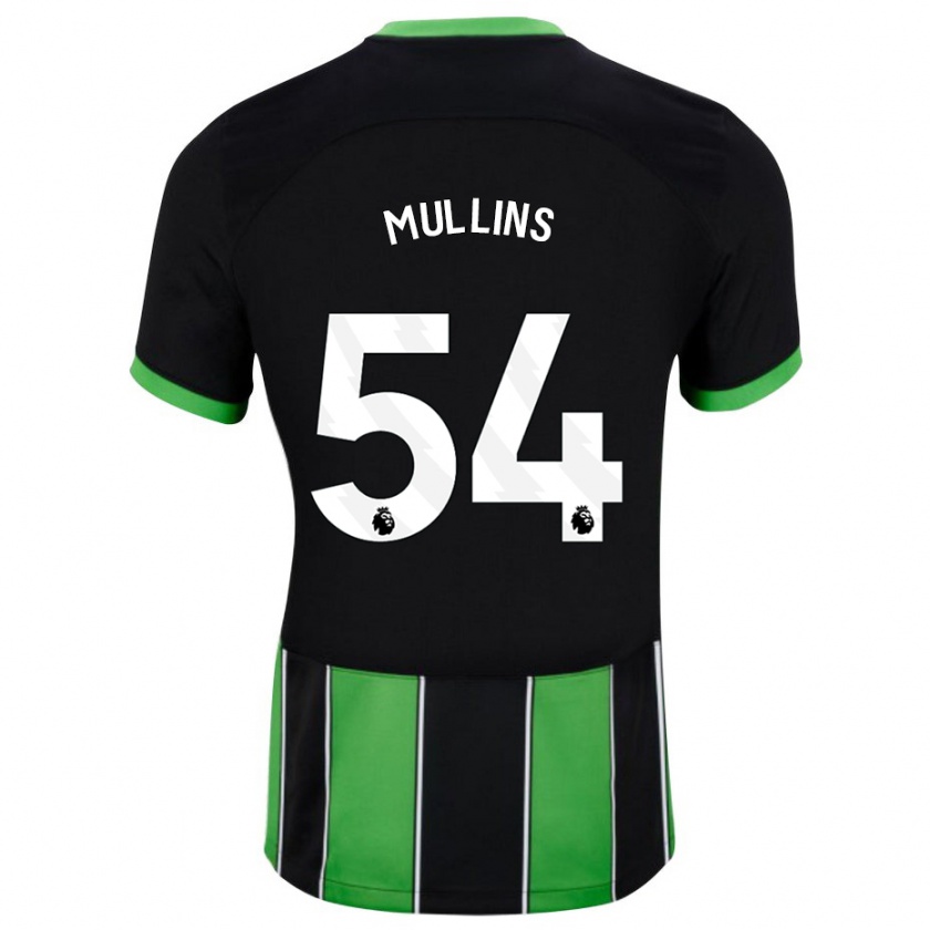 Kandiny Mujer Camiseta Jamie Mullins #54 Verde Negro 2ª Equipación 2023/24 La Camisa