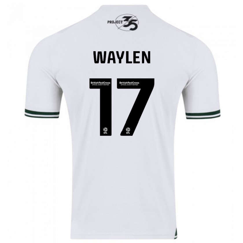 Kandiny Donna Maglia Libby Waylen #17 Bianco Kit Gara Away 2023/24 Maglietta