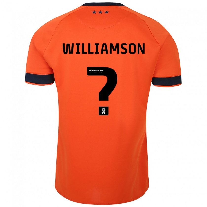 Kandiny Dames Woody Williamson #0 Oranje Uitshirt Uittenue 2023/24 T-Shirt België