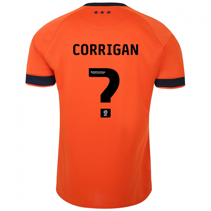 Kandiny Donna Maglia Finlay Corrigan #0 Arancia Kit Gara Away 2023/24 Maglietta