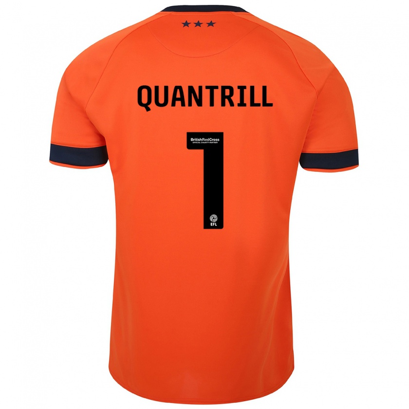 Kandiny Dames Sarah Quantrill #1 Oranje Uitshirt Uittenue 2023/24 T-Shirt België