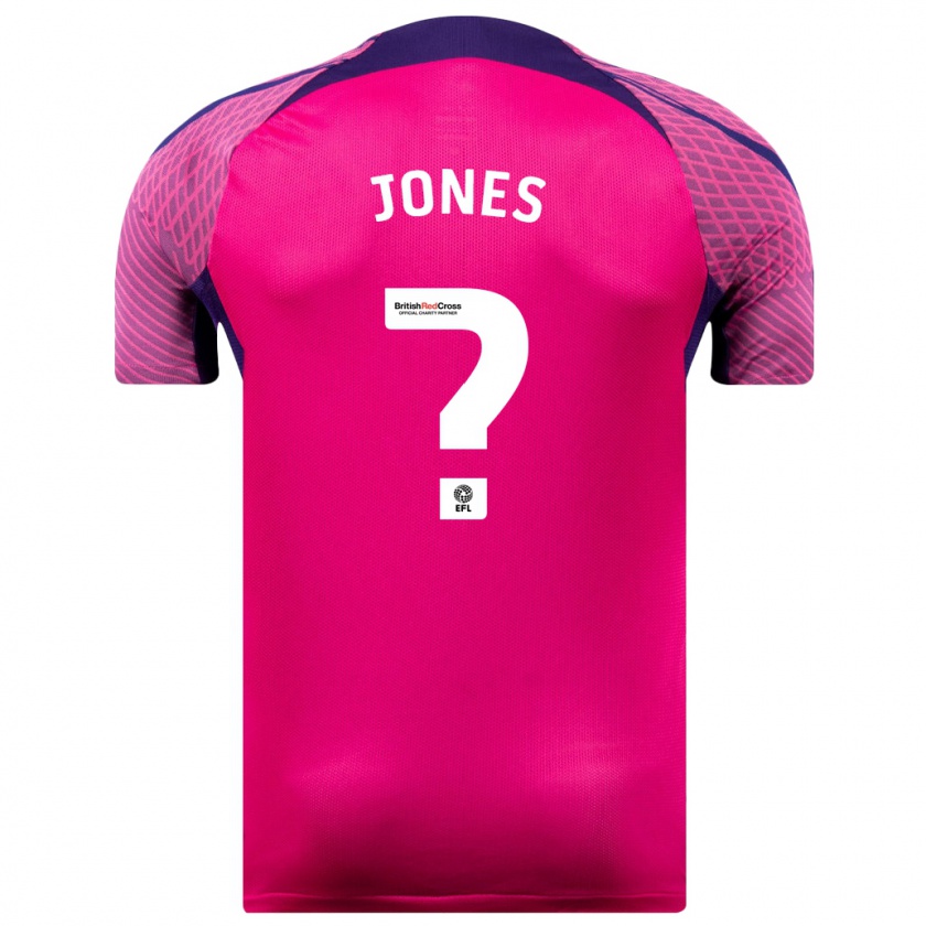 Kandiny Donna Maglia Jaydon Jones #0 Porpora Kit Gara Away 2023/24 Maglietta