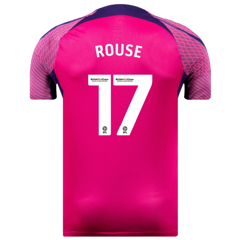 Kandiny Donna Maglia Mollie Rouse #17 Porpora Kit Gara Away 2023/24 Maglietta