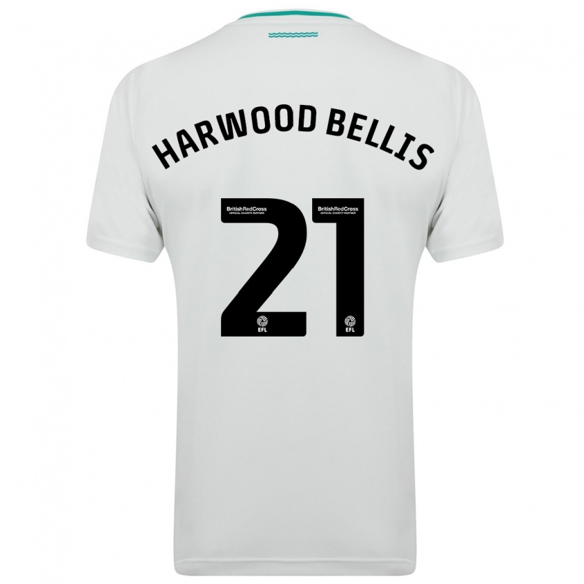 Kandiny Donna Maglia Taylor Harwood-Bellis #21 Bianco Kit Gara Away 2023/24 Maglietta