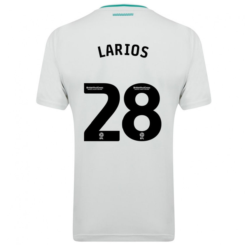 Kandiny Dames Juan Larios #28 Wit Uitshirt Uittenue 2023/24 T-Shirt België