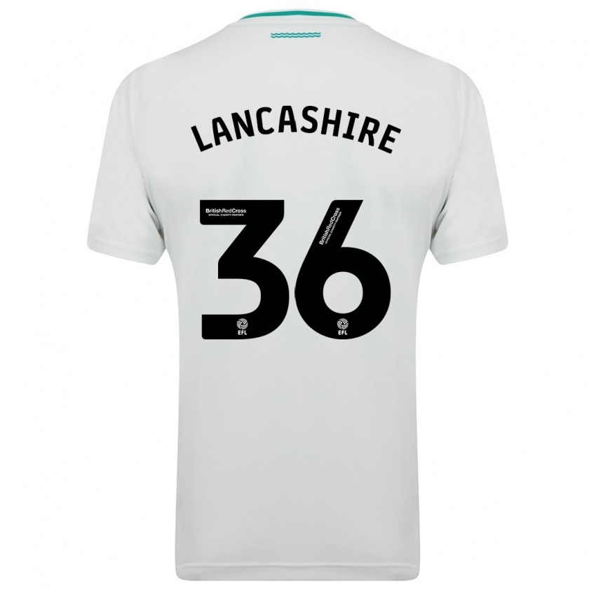 Kandiny Mujer Camiseta Olly Lancashire #36 Blanco 2ª Equipación 2023/24 La Camisa