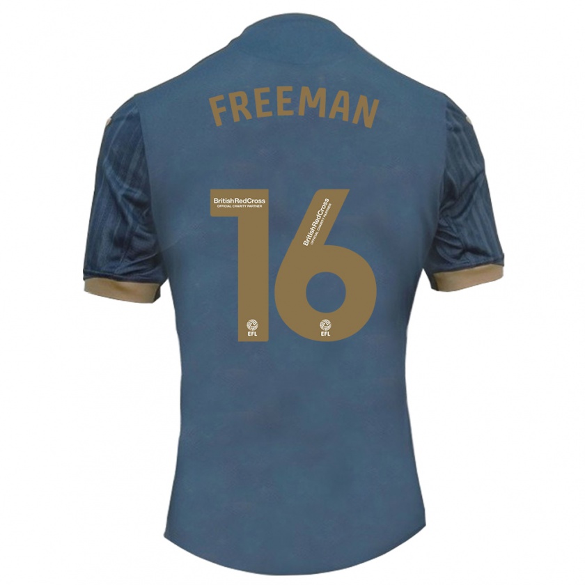 Kandiny Mujer Camiseta Emily Freeman #16 Verde Azulado Oscuro 2ª Equipación 2023/24 La Camisa