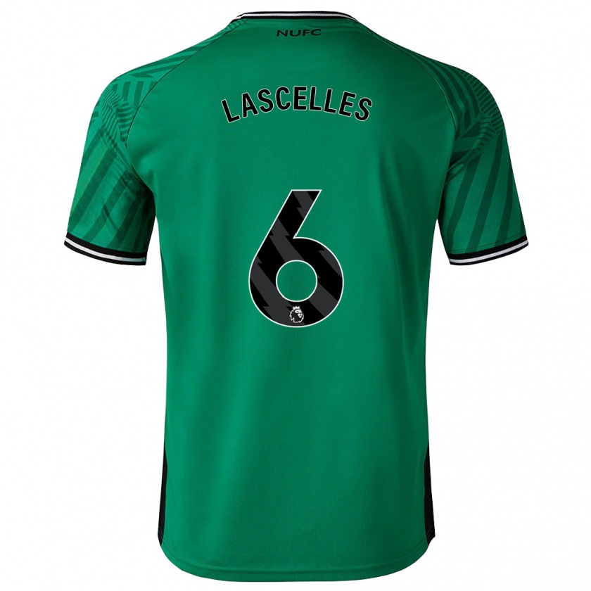 Kandiny Damen Jamaal Lascelles #6 Grün Auswärtstrikot Trikot 2023/24 T-Shirt Österreich