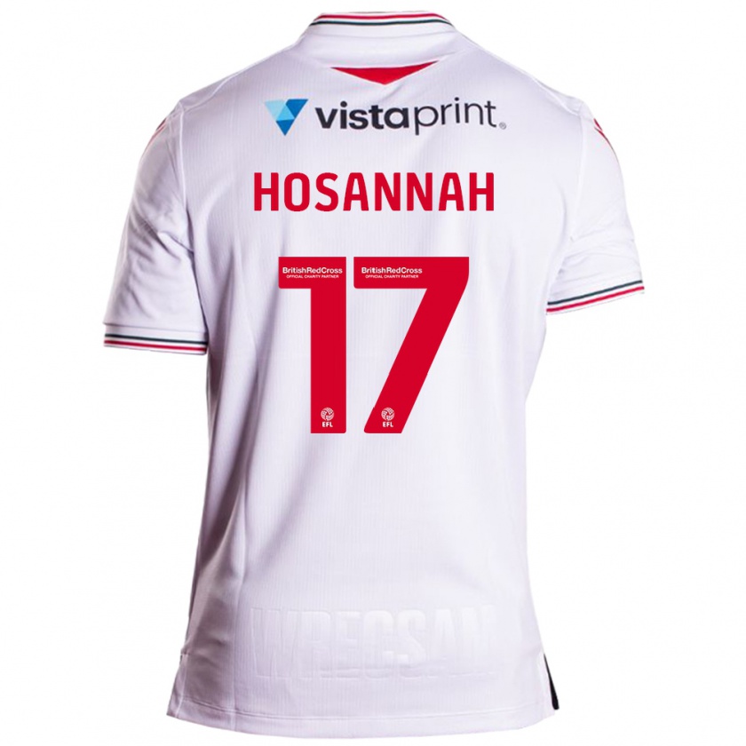 Kandiny Donna Maglia Bryce Hosannah #17 Bianco Kit Gara Away 2023/24 Maglietta