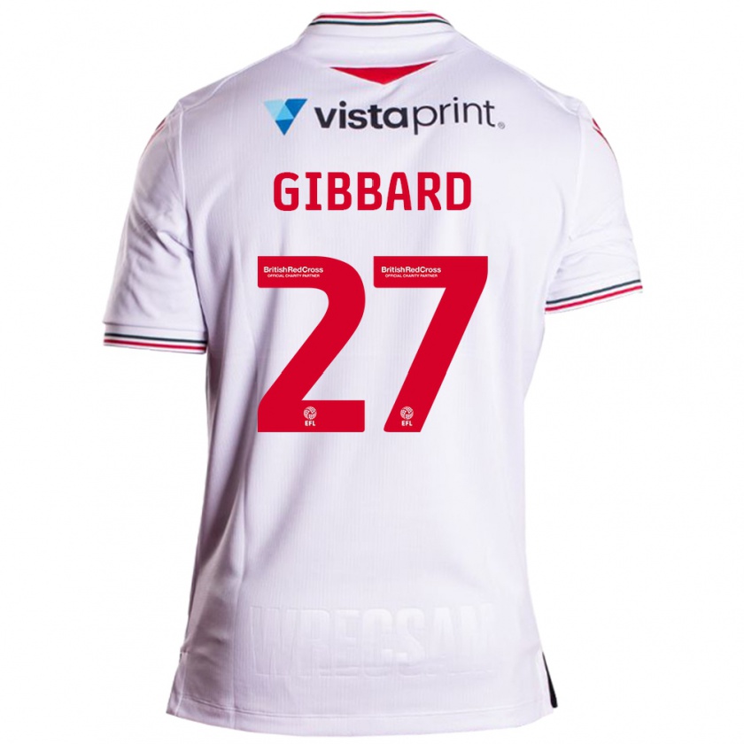 Kandiny Donna Maglia Mari Gibbard #27 Bianco Kit Gara Away 2023/24 Maglietta