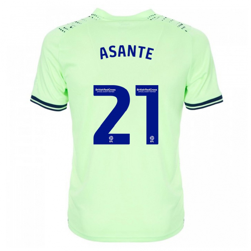 Kandiny Mujer Camiseta Brandon Thomas-Asante #21 Armada 2ª Equipación 2023/24 La Camisa