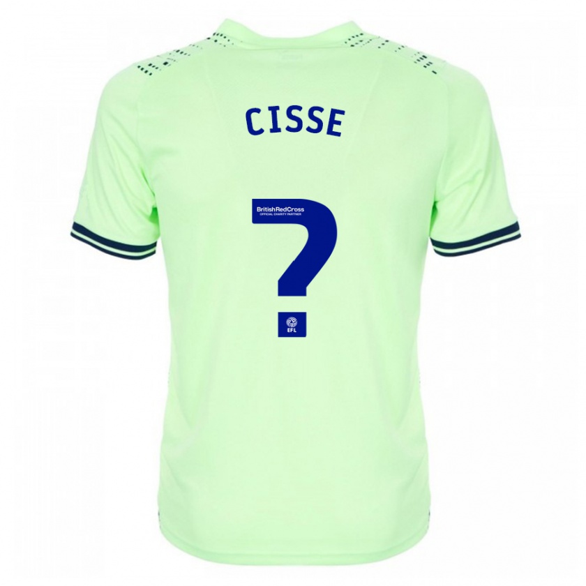 Kandiny Mujer Camiseta Ben Cisse #0 Armada 2ª Equipación 2023/24 La Camisa