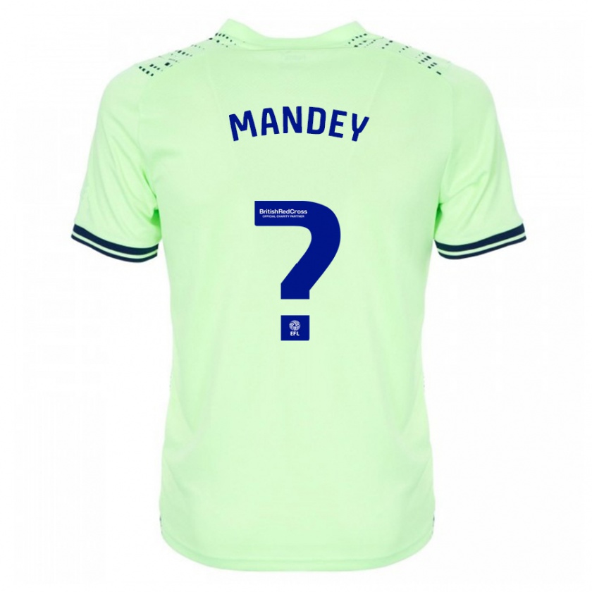 Kandiny Mujer Camiseta Souleyman Mandey #0 Armada 2ª Equipación 2023/24 La Camisa