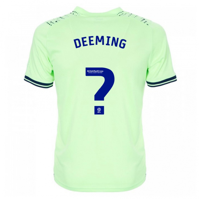 Kandiny Mujer Camiseta Cole Deeming #0 Armada 2ª Equipación 2023/24 La Camisa