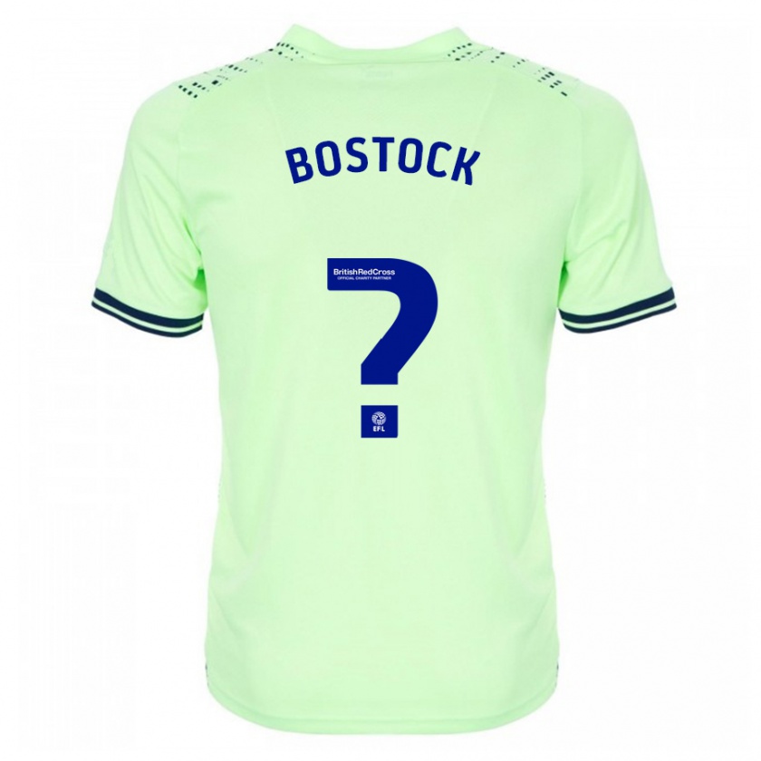 Kandiny Mujer Camiseta Oliver Bostock #0 Armada 2ª Equipación 2023/24 La Camisa