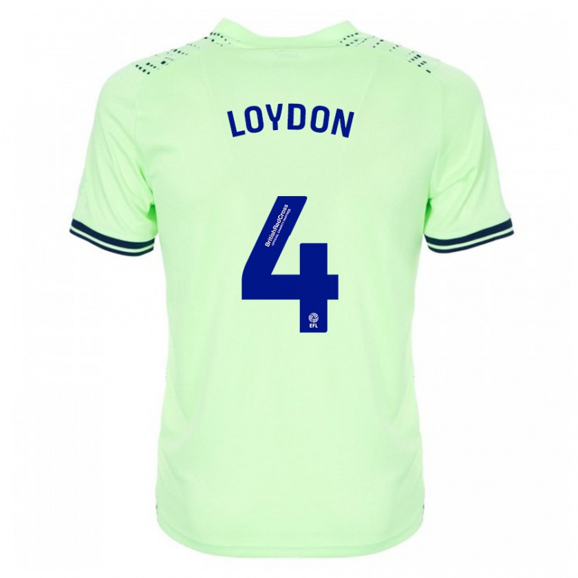 Kandiny Mujer Camiseta Abi Loydon #4 Armada 2ª Equipación 2023/24 La Camisa