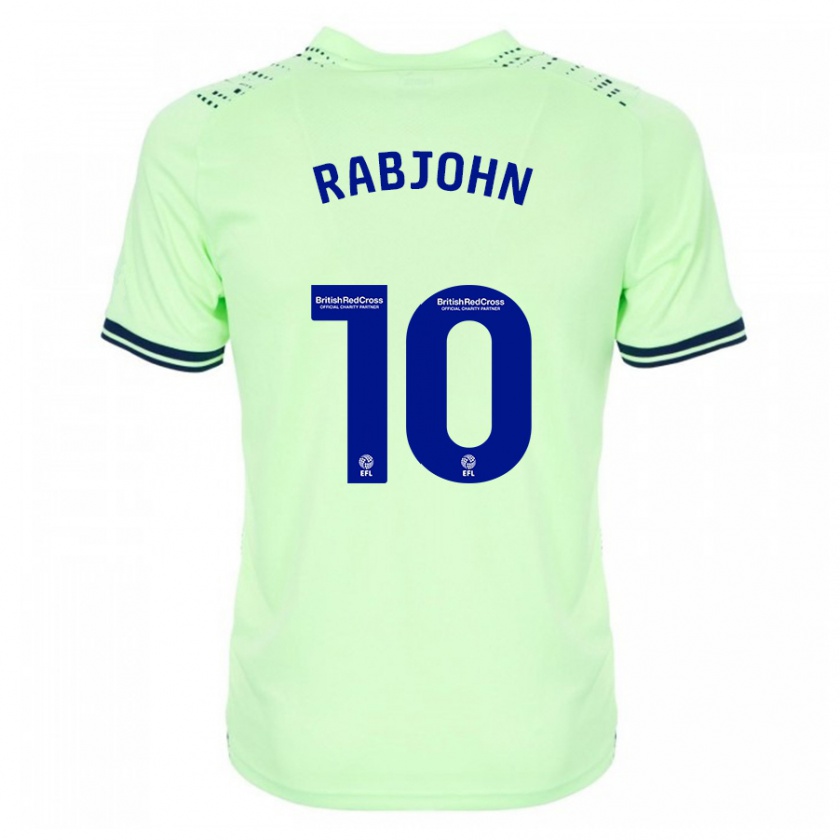 Kandiny Mujer Camiseta Olivia Rabjohn #10 Armada 2ª Equipación 2023/24 La Camisa