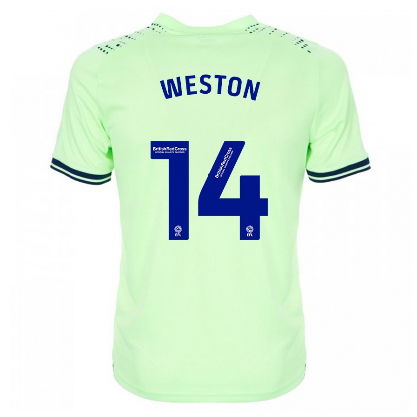 Kandiny Dames Steph Weston #14 Marine Uitshirt Uittenue 2023/24 T-Shirt België