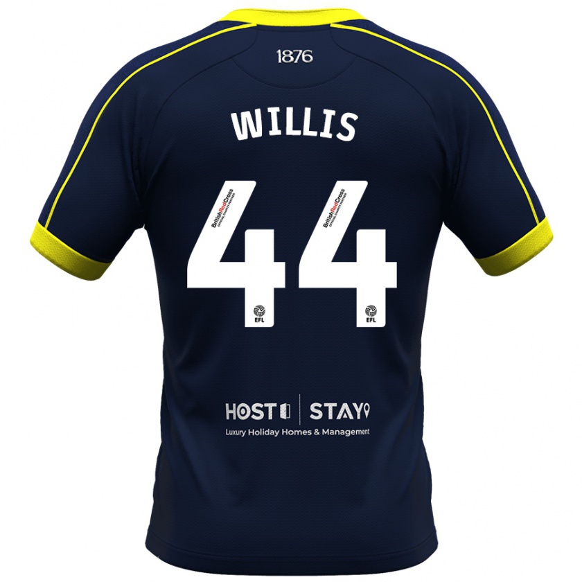 Kandiny Damen Pharrell Willis #44 Marine Auswärtstrikot Trikot 2023/24 T-Shirt Österreich