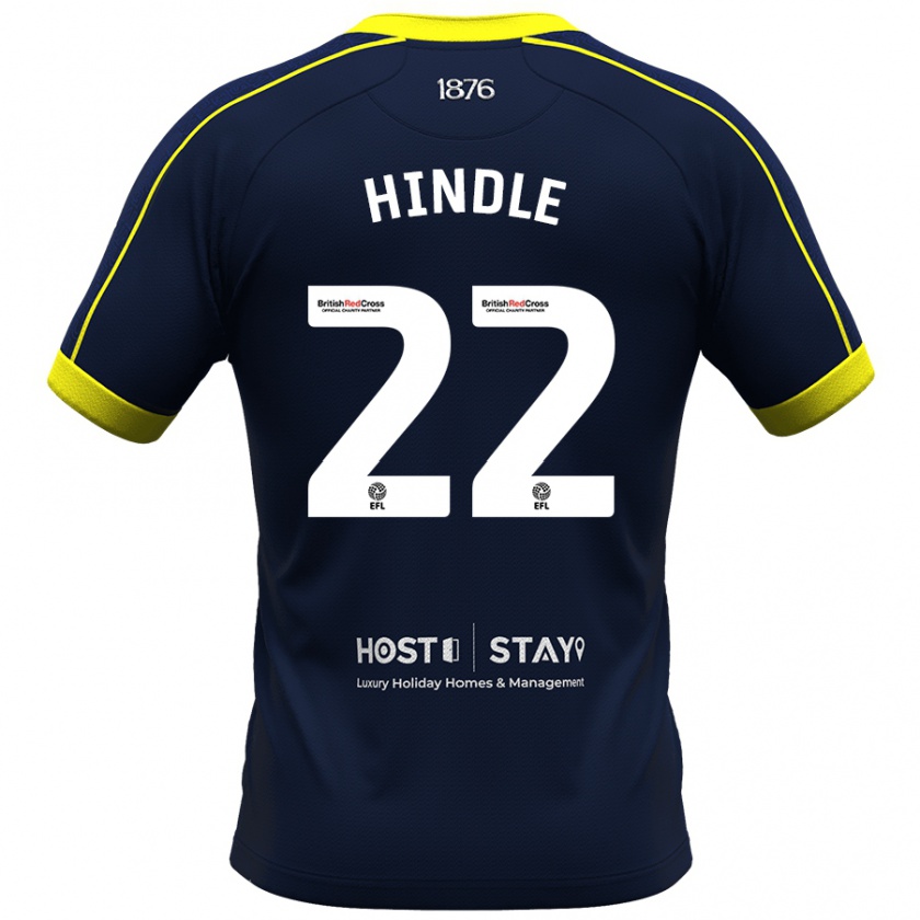 Kandiny Damen Rachel Hindle #22 Marine Auswärtstrikot Trikot 2023/24 T-Shirt Österreich