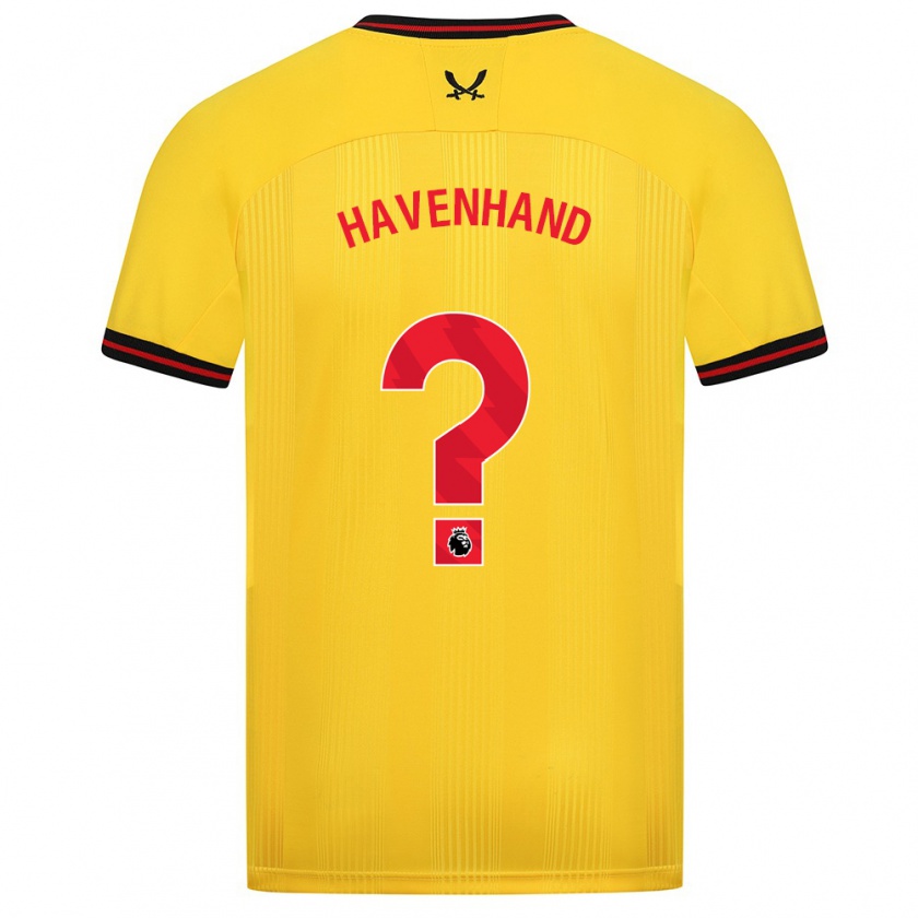 Kandiny Mujer Camiseta Kurtis Havenhand #0 Amarillo 2ª Equipación 2023/24 La Camisa