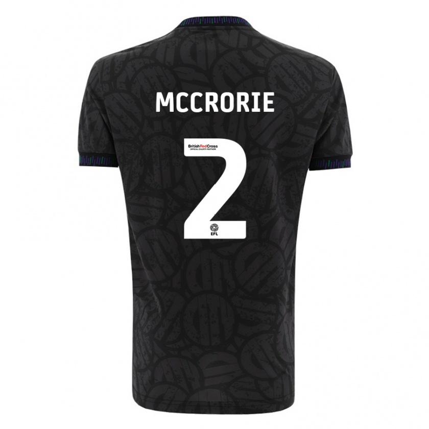 Kandiny Donna Maglia Ross Mccrorie #2 Nero Kit Gara Away 2023/24 Maglietta