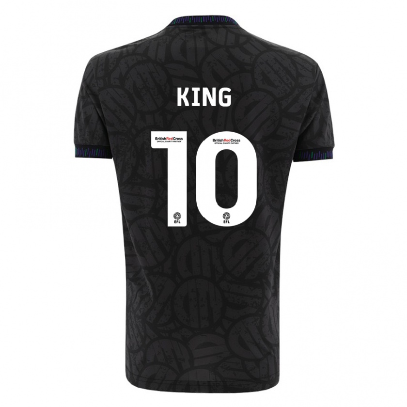 Kandiny Damen Andy King #10 Schwarz Auswärtstrikot Trikot 2023/24 T-Shirt Österreich