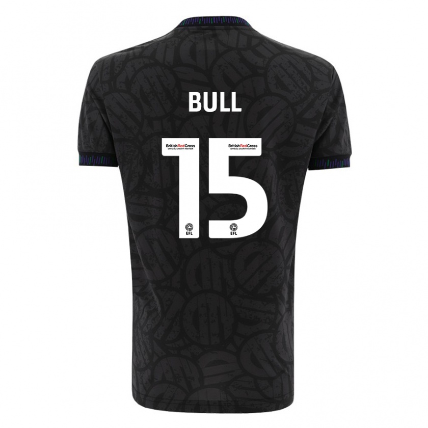 Kandiny Donna Maglia Jasmine Bull #15 Nero Kit Gara Away 2023/24 Maglietta