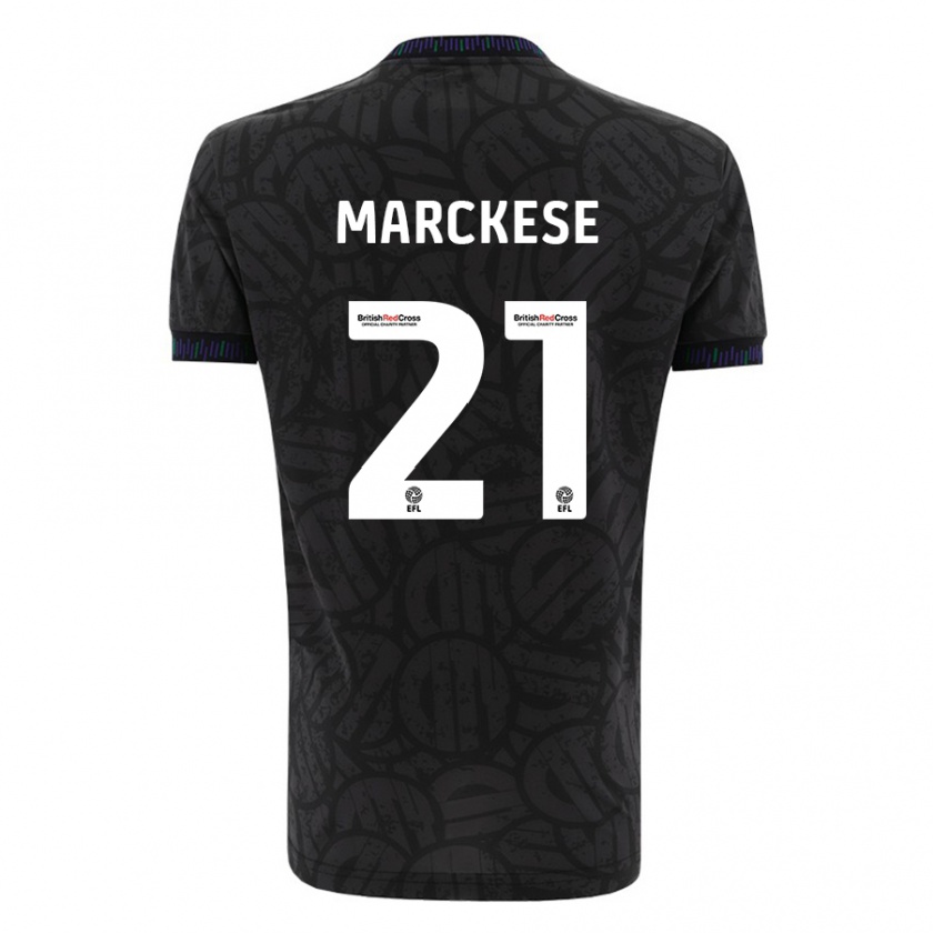 Kandiny Damen Kaylan Marckese #21 Schwarz Auswärtstrikot Trikot 2023/24 T-Shirt Österreich