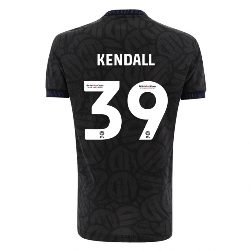 Kandiny Donna Maglia Maya Kendall #39 Nero Kit Gara Away 2023/24 Maglietta