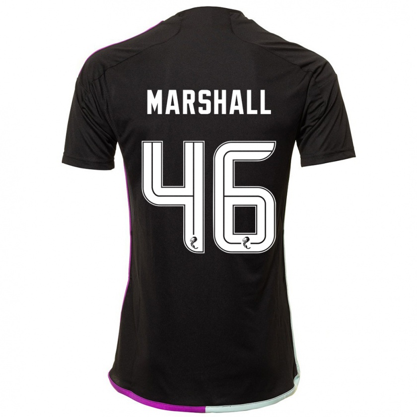 Kandiny Mujer Camiseta Findlay Marshall #46 Negro 2ª Equipación 2023/24 La Camisa