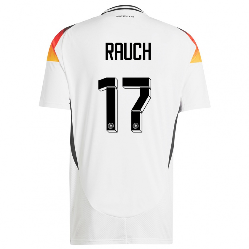 Kandiny Kinder Deutschland Felicitas Rauch #17 Weiß Heimtrikot Trikot 24-26 T-Shirt Österreich