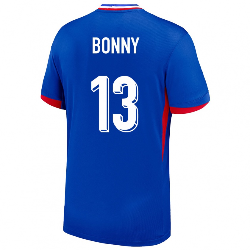 KandinyキッズフランスAnge Yoan Bonny#13青ホームシャツ24-26ジャージーユニフォーム