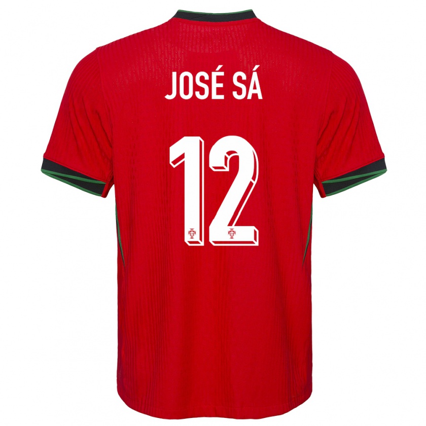 Kandiny Kinderen Portugal Jose Sa #12 Rood Thuisshirt Thuistenue 24-26 T-Shirt België