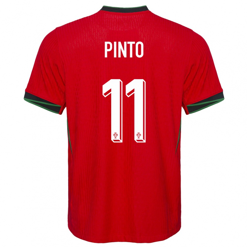 Kandiny Kinderen Portugal Tatiana Pinto #11 Rood Thuisshirt Thuistenue 24-26 T-Shirt België